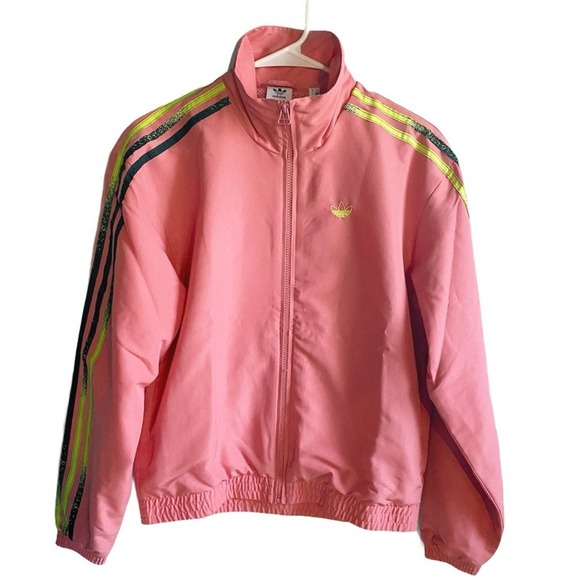 Adidas originals track jacket hazy rose pink XS - Picture 8 of 8